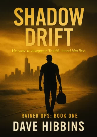 Shadow Drift book cover – Cole Rainer international action thriller by David Hibbins